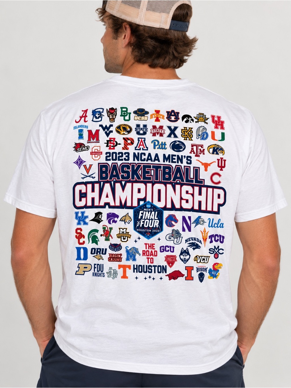 2023 NCAA Final Four Houston March Madness Men’s T-Shirt Medium